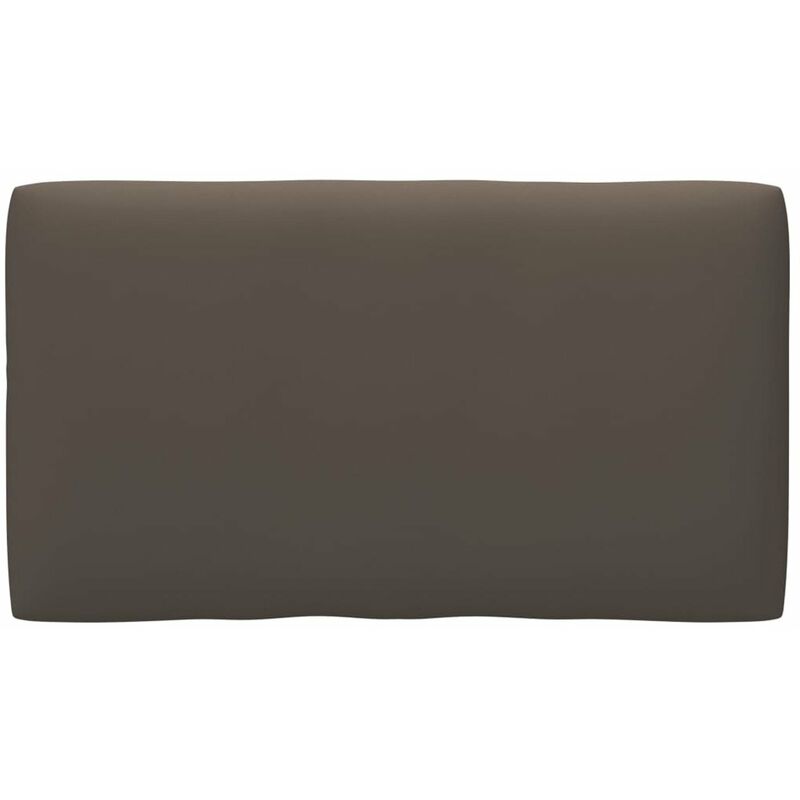 

Cojin para sofa de palets gris taupe 70x40x12 cm