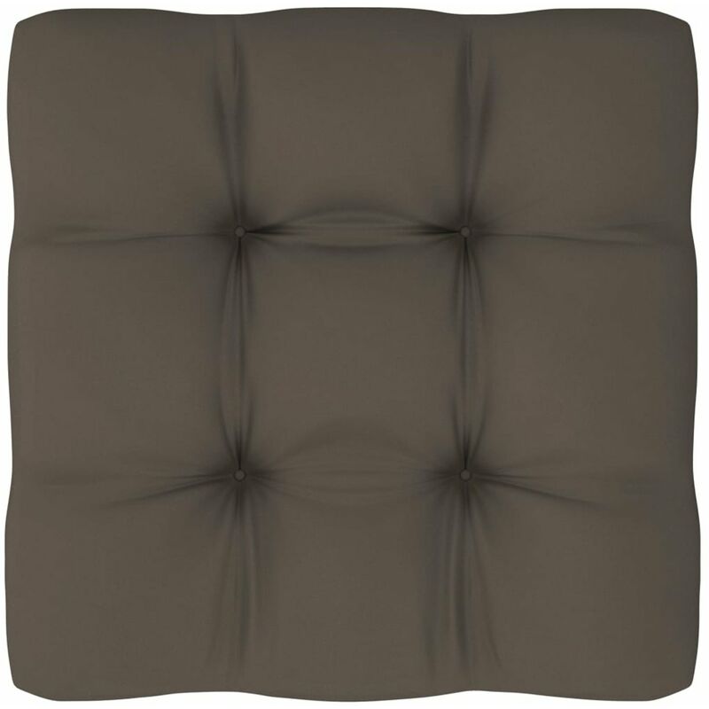 

Cojin para sofa de palets gris taupe 70x70x12 cm