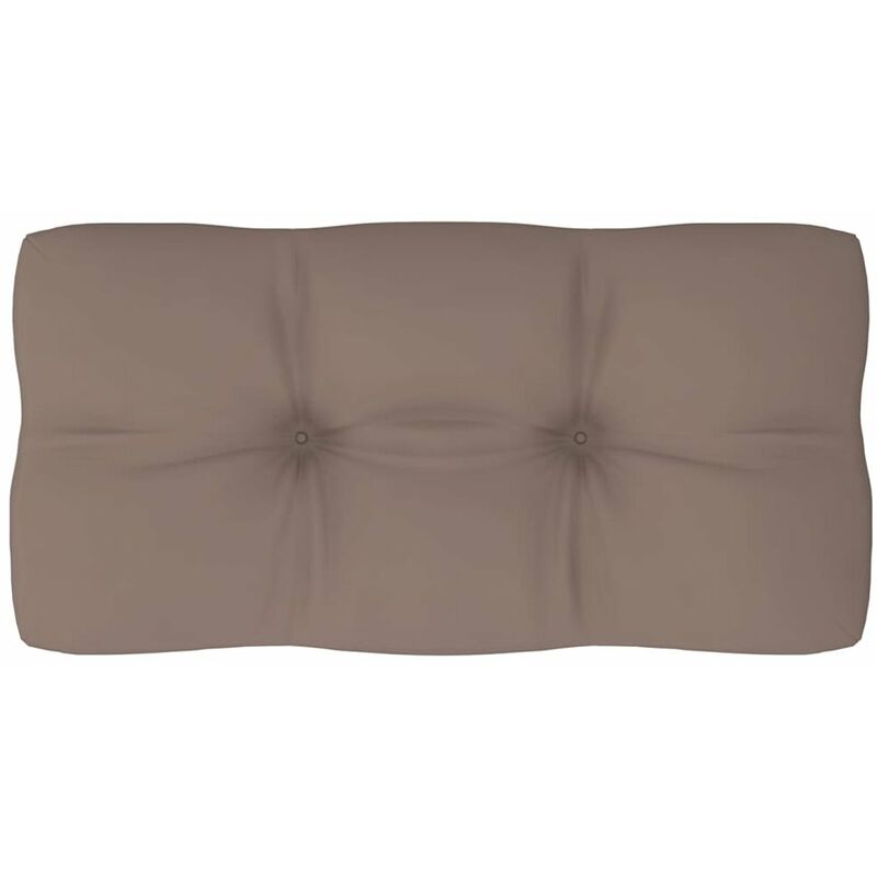 

Cojin para sofa de palets gris taupe 80x40x12 cm