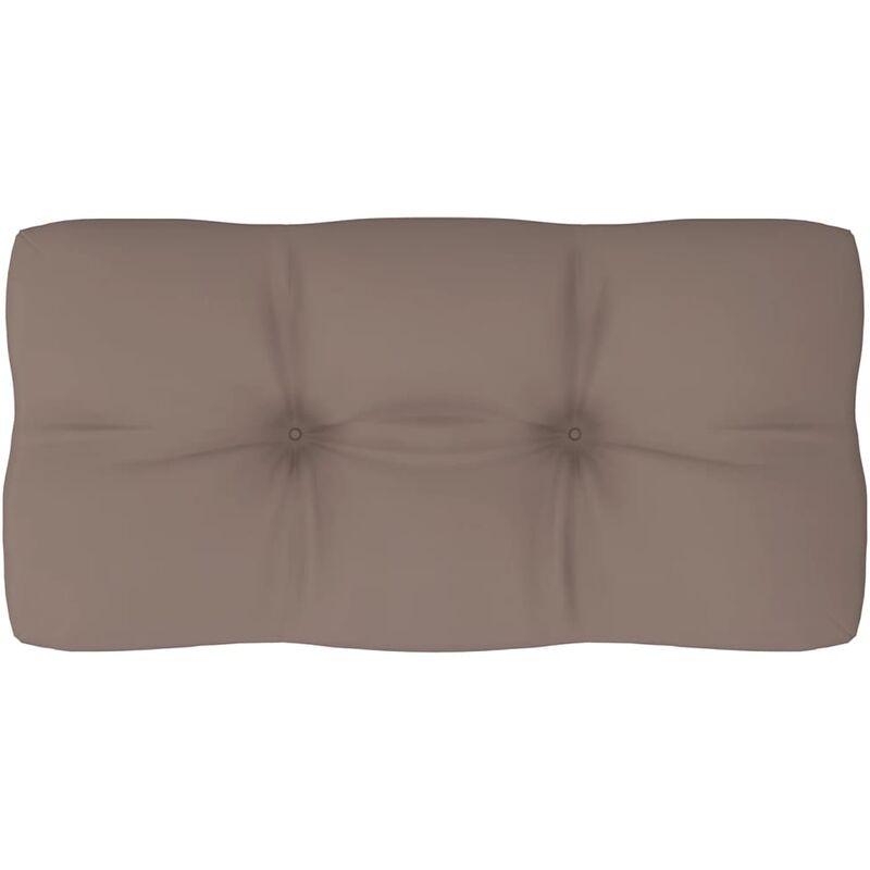

Cojín para sofá de palets gris taupe 80x40x12 cm