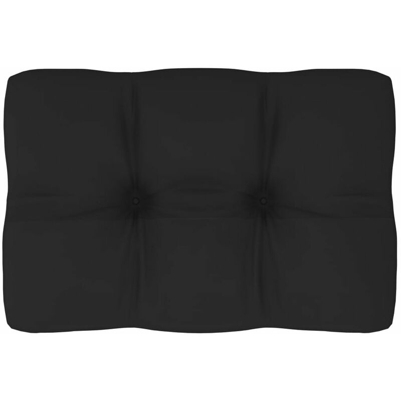 

Cojin para sofa de palets negro 60x40x12 cm