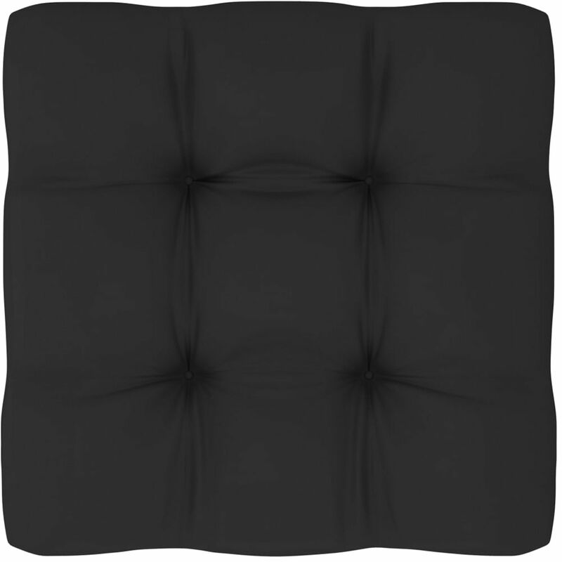 

Cojin para sofa de palets negro 70x70x12 cm