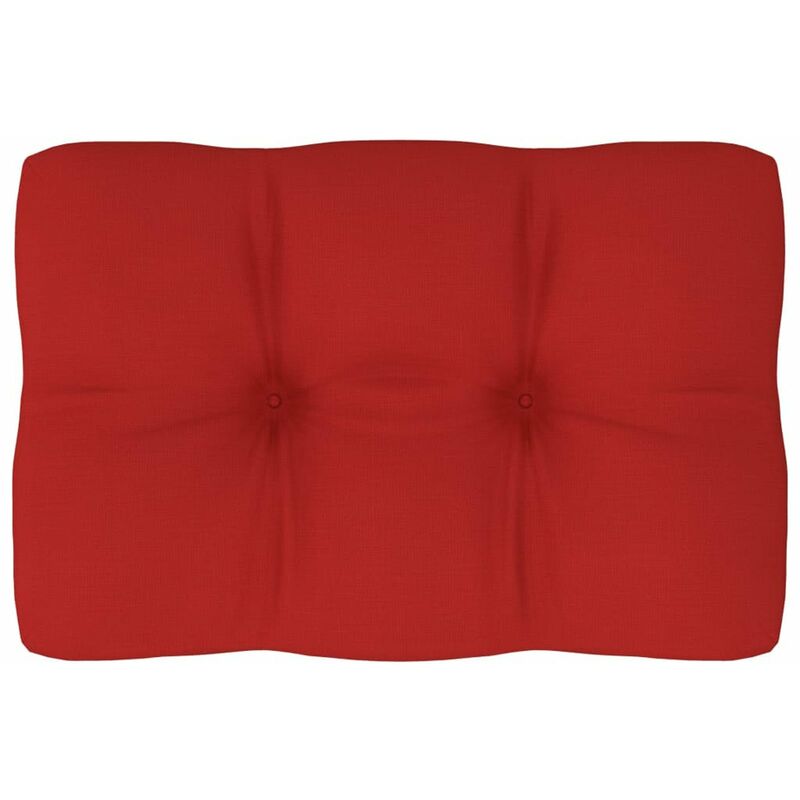 

Cojin para sofa de palets rojo 60x40x12 cm