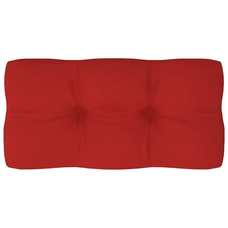 

Cojín para sofá de palets rojo 80x40x12 cm