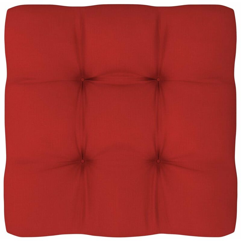 

Happyshopping - Cojin para sofa de palets rojo 80x80x12 cm