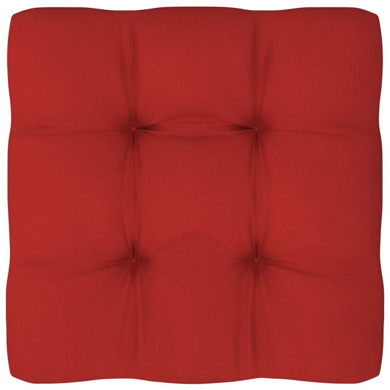 

Cojín para sofá de palets rojo 80x80x12 cm
