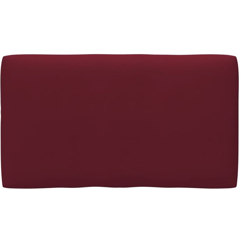 

Cojín para sofá de palets rojo tinto 70x40x12 cm