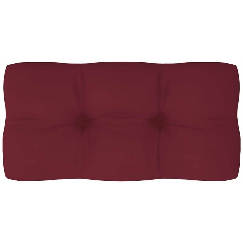 

Cojin para sofa de palets rojo tinto 80x40x12 cm