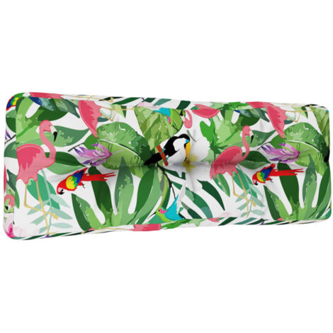 Cojín para sofá de palets tela multicolor 120x40x12 cm