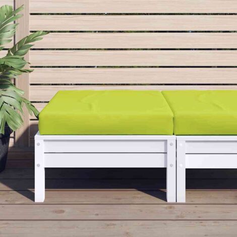 Cojín para sofá de palets tela Oxford verde brillante 60x60x9,5cm