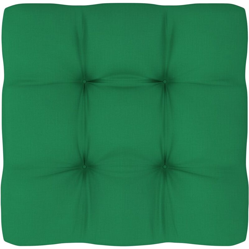 

Cojín para sofá de palets verde 50x50x10 cm