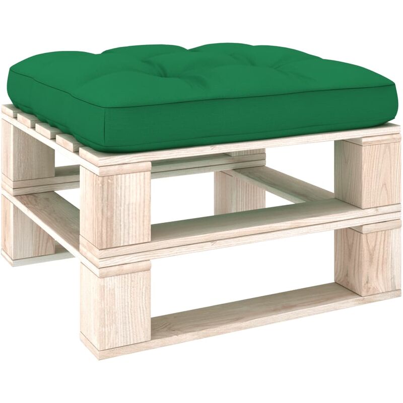 

Cojín para sofá de palets verde 58x58x10 cm
