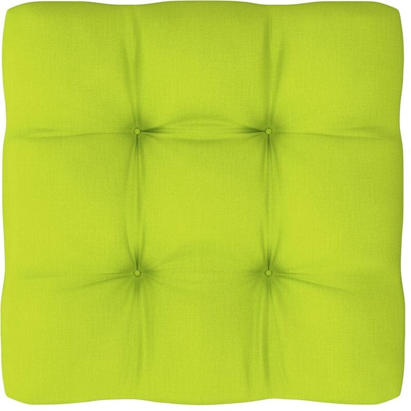 

Cojín para sofá de palets verde brillante 50x50x10 cm