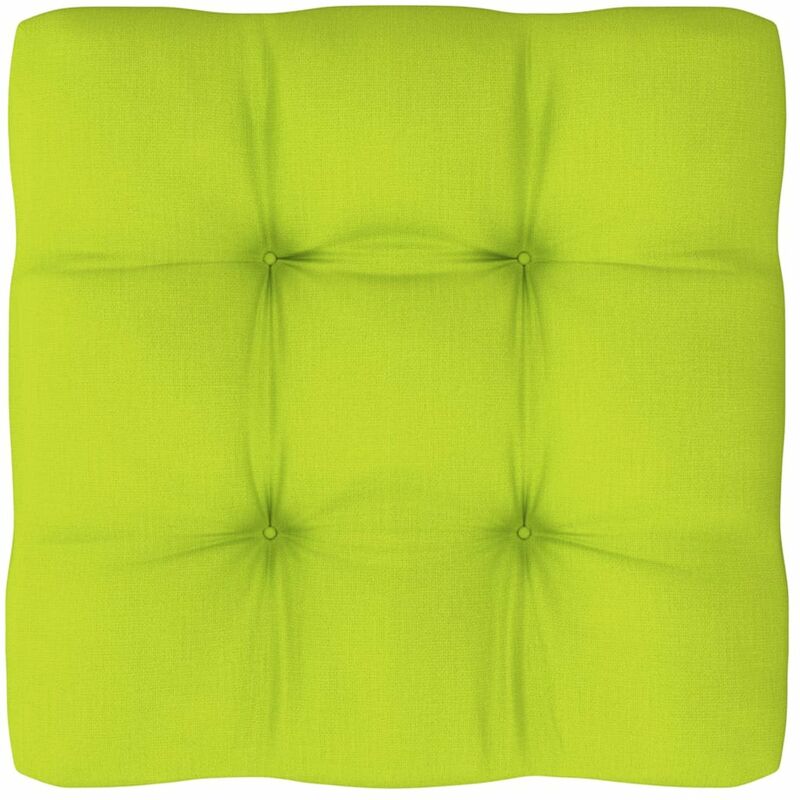 

Cojin para sofa de palets verde brillante 60x60x12 cm