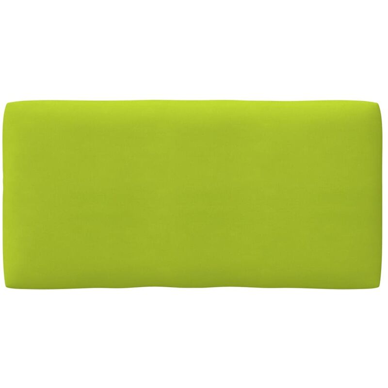 

Cojín para sofá de palets verde brillante 80x40x12 cm