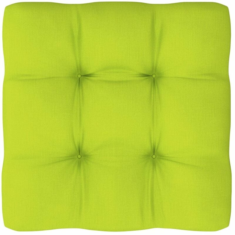 

Happyshopping - Cojin para sofa de palets verde brillante 80x80x12 cm