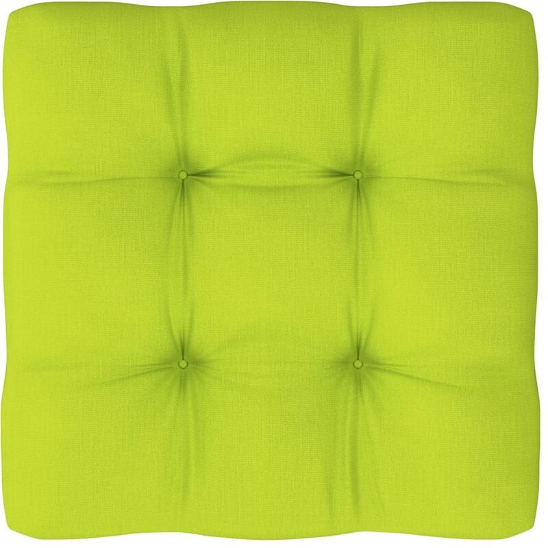 

Cojín para sofá de palets verde brillante 80x80x12 cm