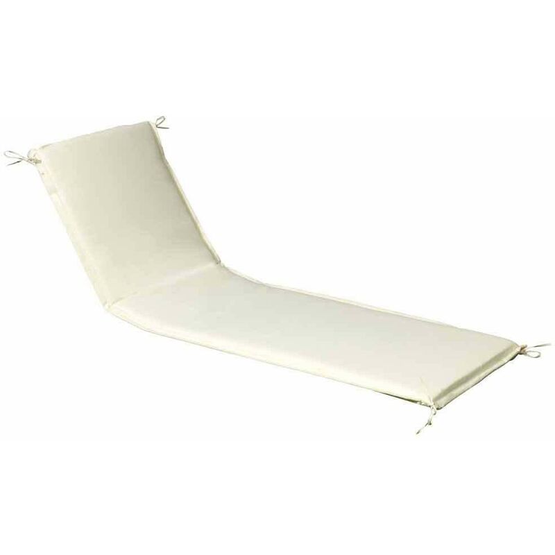 

Cojin para tumbona 200x65x5 cm. beige desenfundable