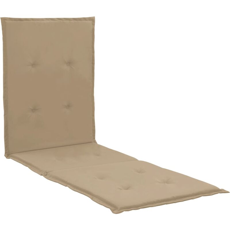 

Cojín para tumbona beige 180x55x3 cm - Beige - Vidaxl