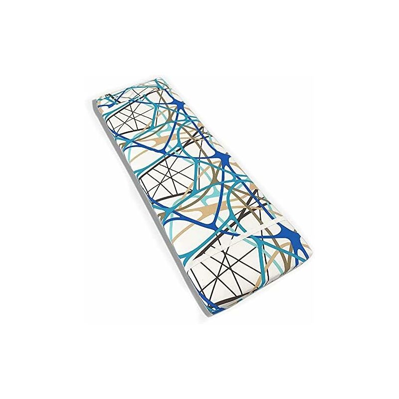 

Bravo Home - Cojín para tumbona de exterior, alfombra para tomar el sol de 180 x 55 x 8 cm, cojín de tumbona liso, funda de tela y relleno de fibra