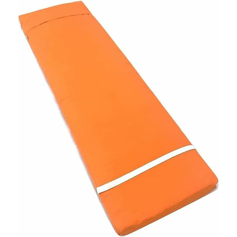 

Bravo Home - Cojín para tumbona de exterior, alfombra para tomar el sol de 180 x 55 x 8 cm, cojín de tumbona liso, funda de tela y relleno de fibra