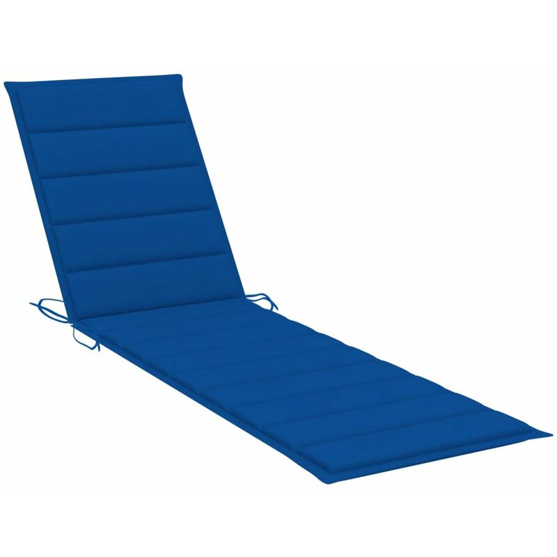 

Cojin para tumbona tela azul royal 200x50x4 cm
