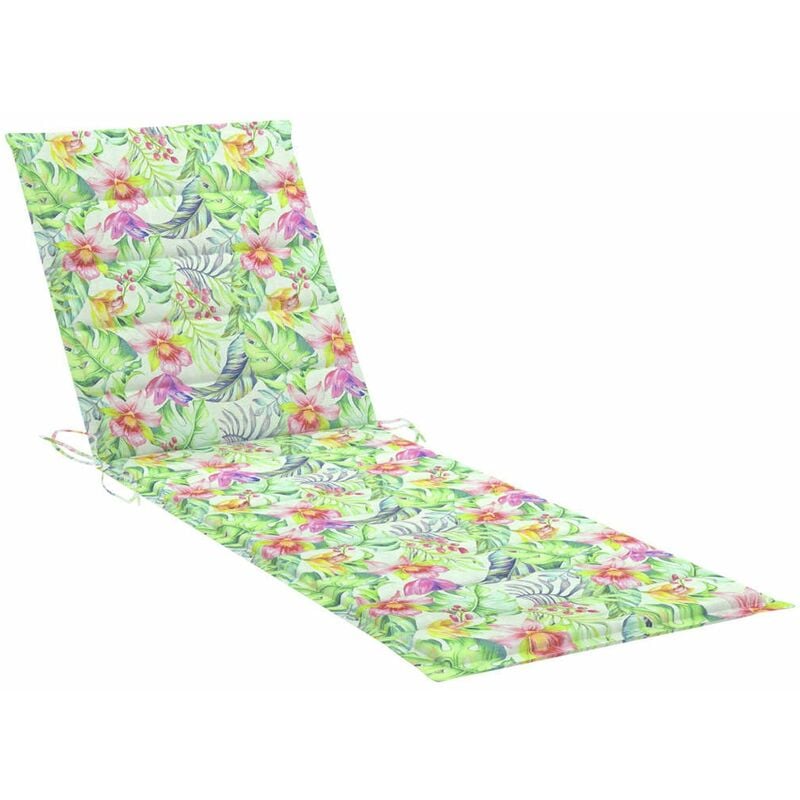 

Happyshopping - Cojin para tumbona tela estampado de hojas 200x70x4 cm