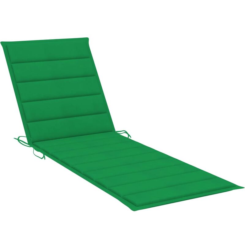 

Cojín para tumbona tela verde 200x60x4 cm