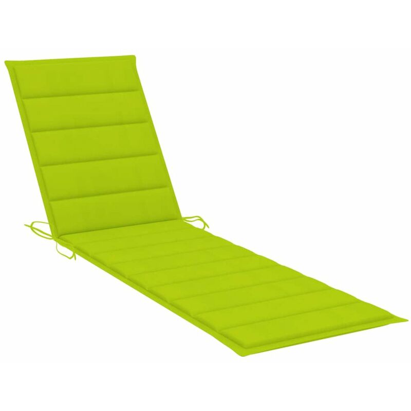 

Happyshopping - Cojin para tumbona tela verde brillante 200x50x4 cm