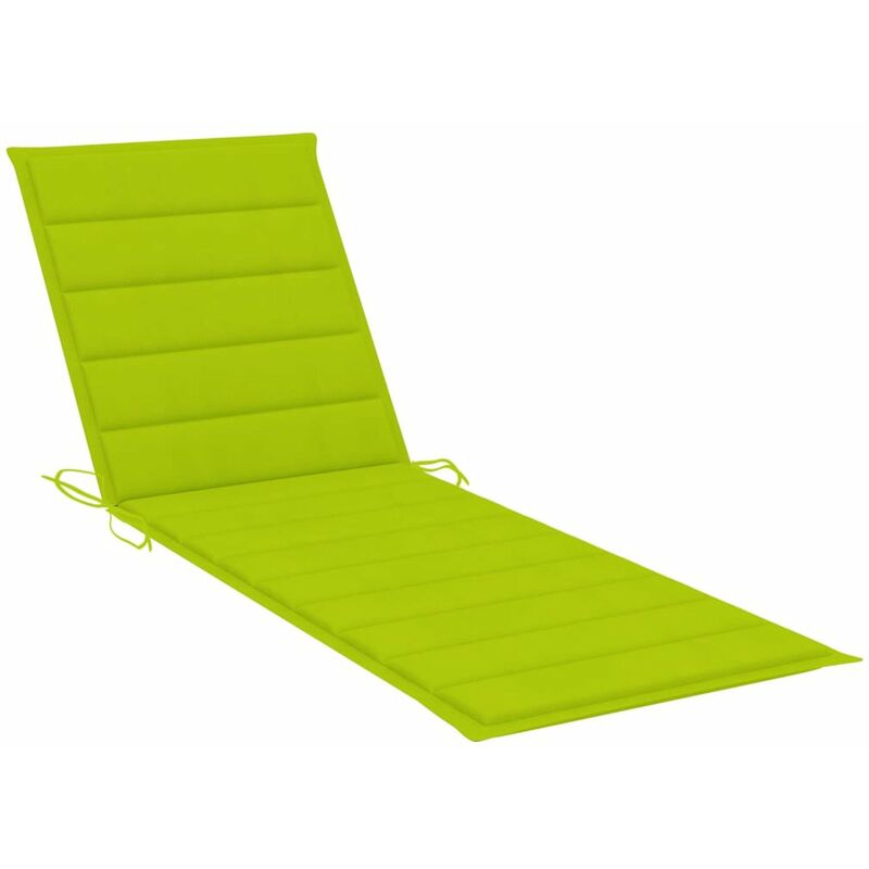 

Happyshopping - Cojin para tumbona tela verde brillante 200x60x4 cm