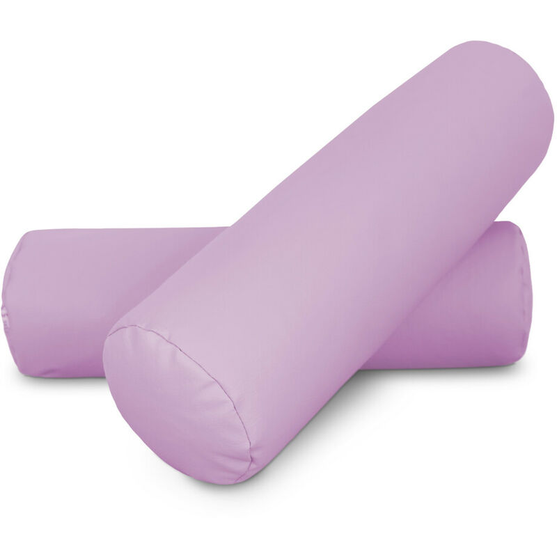 

Happers - Cojin rodillo 50x15 Lavanda PACK 2 UNIDADES 50x15 Lavanda
