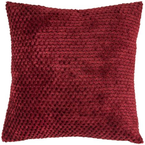 Cojín rojo granate Lyno 40x40cm - Atmosphera créateur d'intérieur