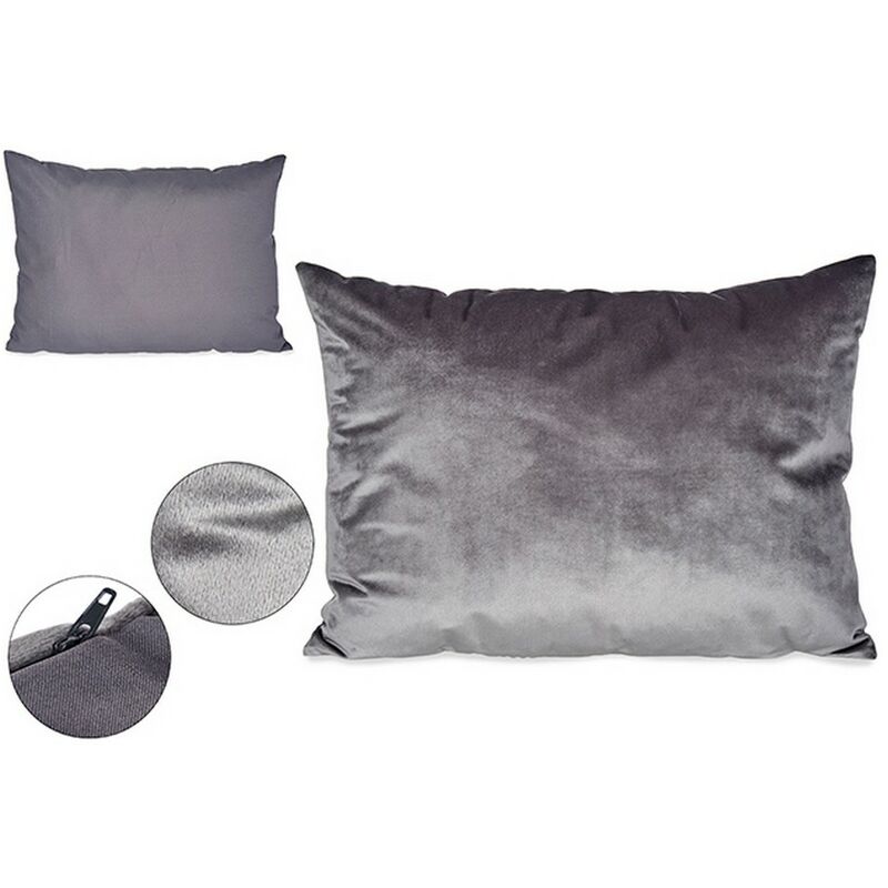 

Cojín Terciopelo Gris (45 x 15 x 60 cm)