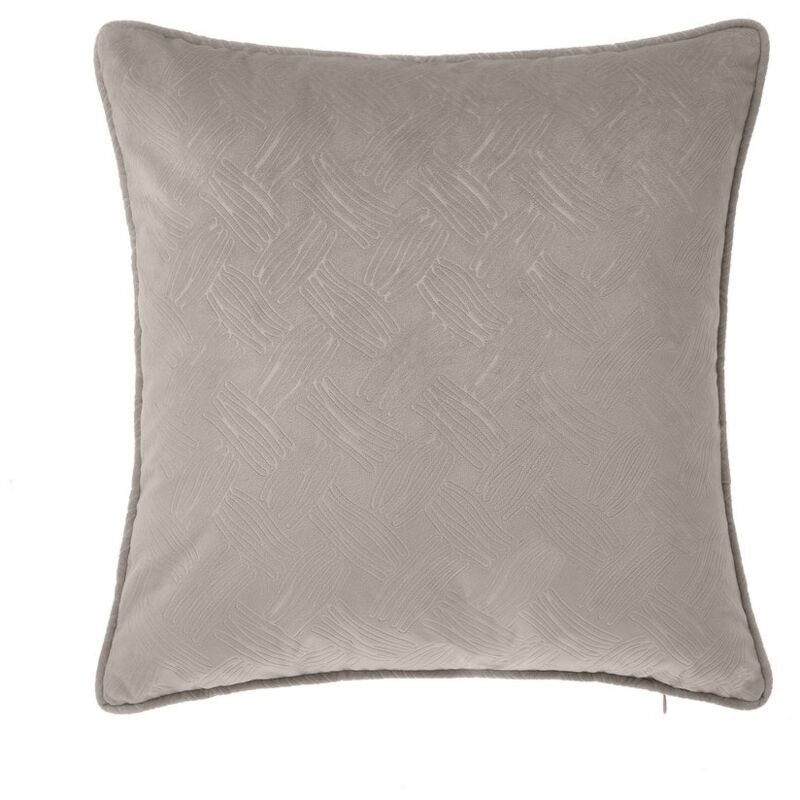 

Cojín Terciopelo Relieve Hype Plata