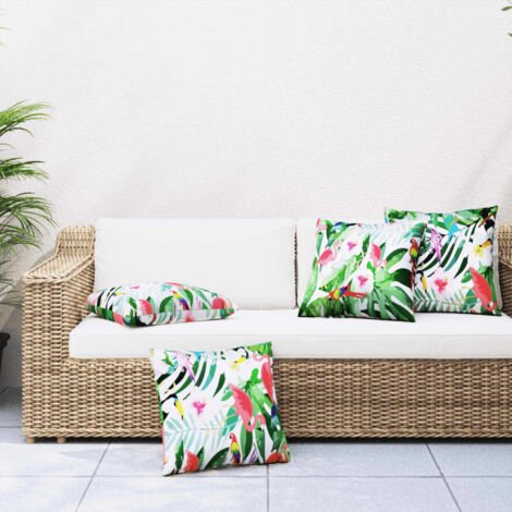Cojines 4 uds tela multicolor 60x60 cm vidaXL