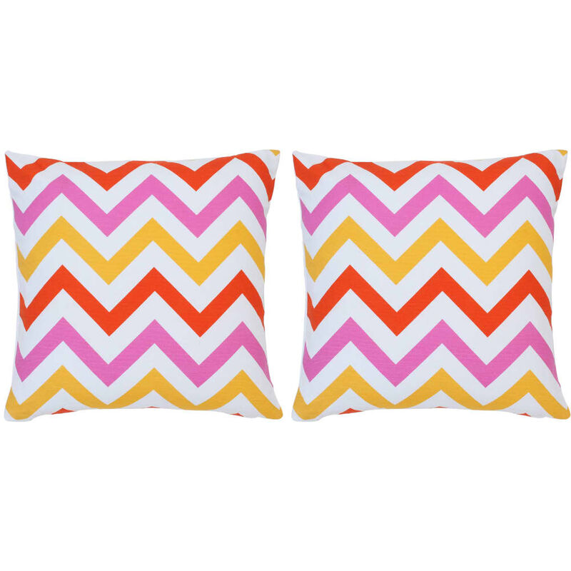 

Cojines con estampado 2 unidades algodón multicolor 40x40 cm - Multicolor
