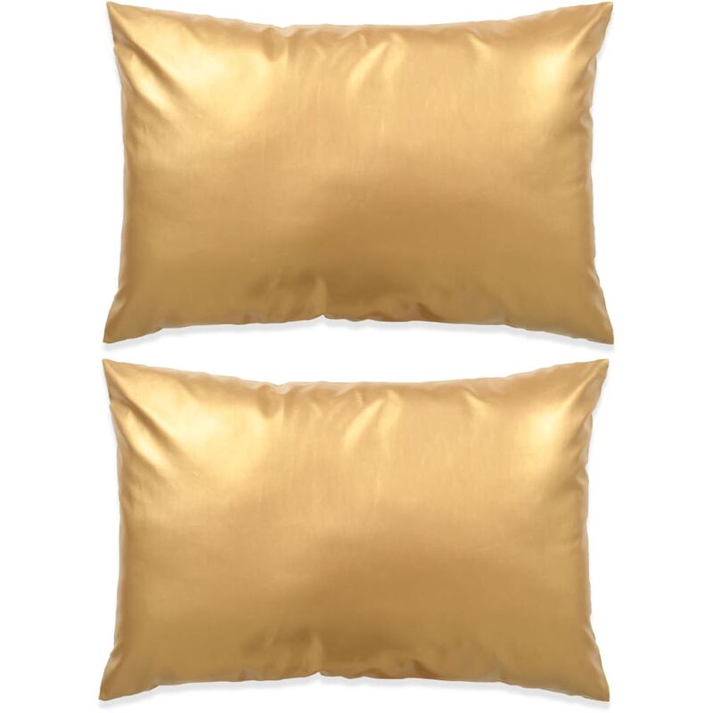 

Cojines de polieuretano dorado 40x60 cm 2 unidades - Oro