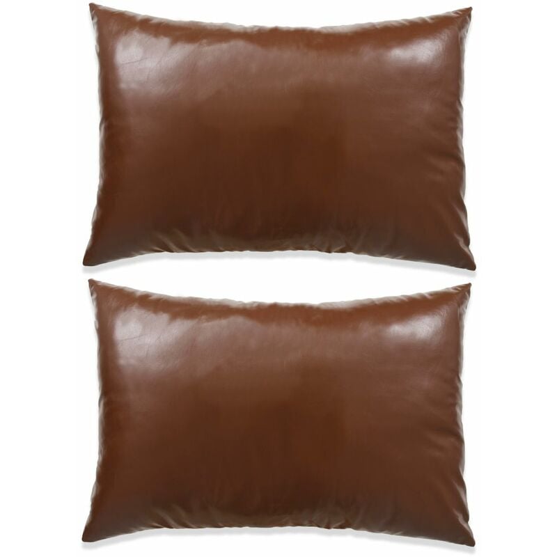 

Cojines de polieuretano marron 40x60 cm 2 unidades