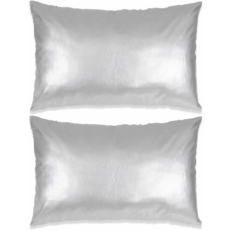 

Cojines de polieuretano plateado 40x60 cm 2 unidades