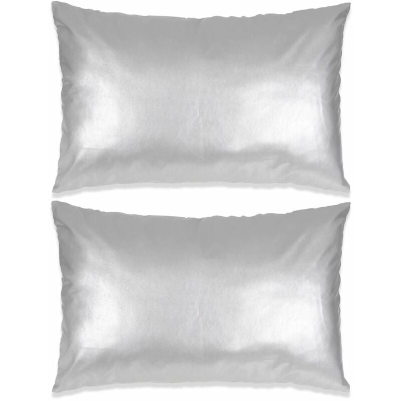 

Cojines de polieuretano plateado 40x60 cm 2 unidades