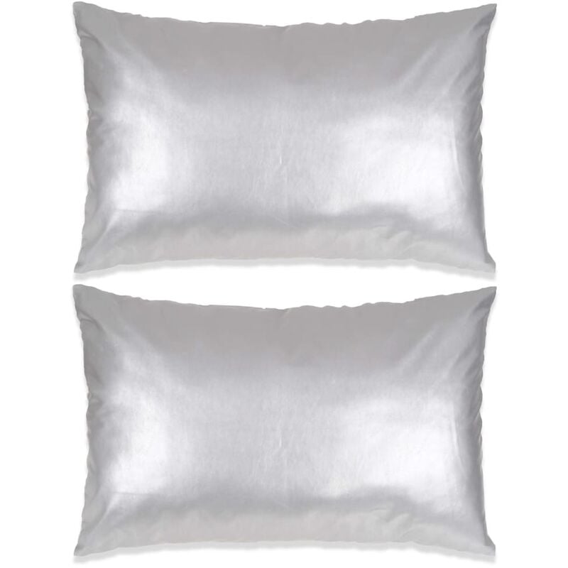 

Cojines de polieuretano plateado 40x60 cm 2 unidades - Plateado