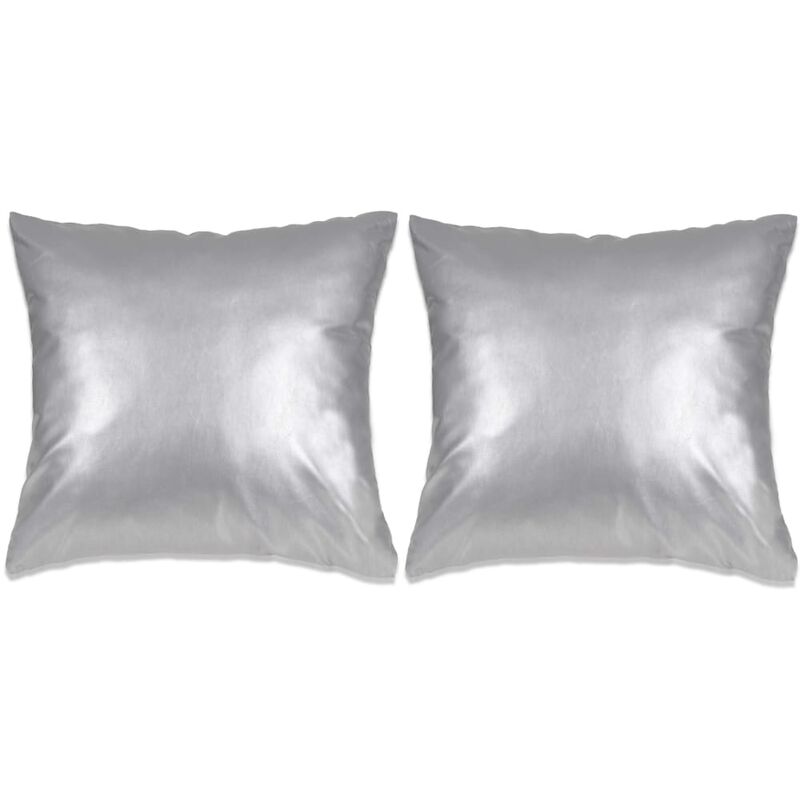 

Youthup - Cojines de polieuretano plateado 60x60 cm 2 unidades - Plateado