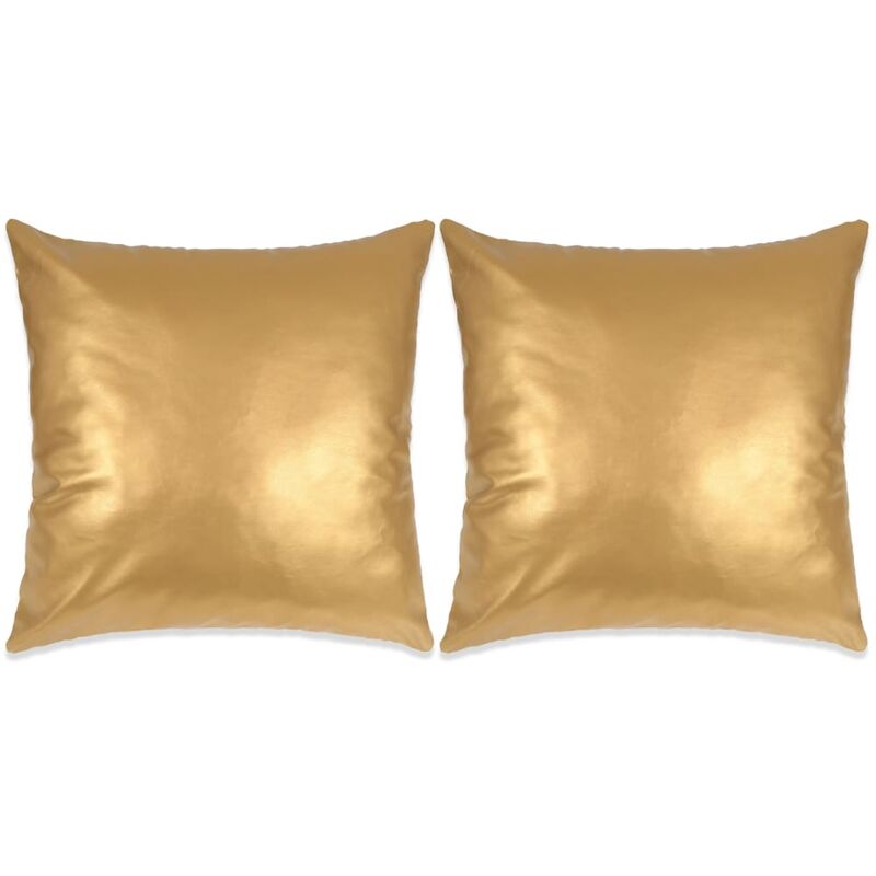 

Cojines de poliuretano dorado 45x45 cm 2 unidades - Oro