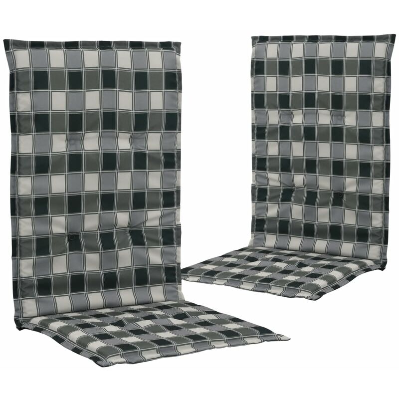 

Cojines de sillas jardín 2 uds estampado multicolor 120x50x3 cm - Multicolor