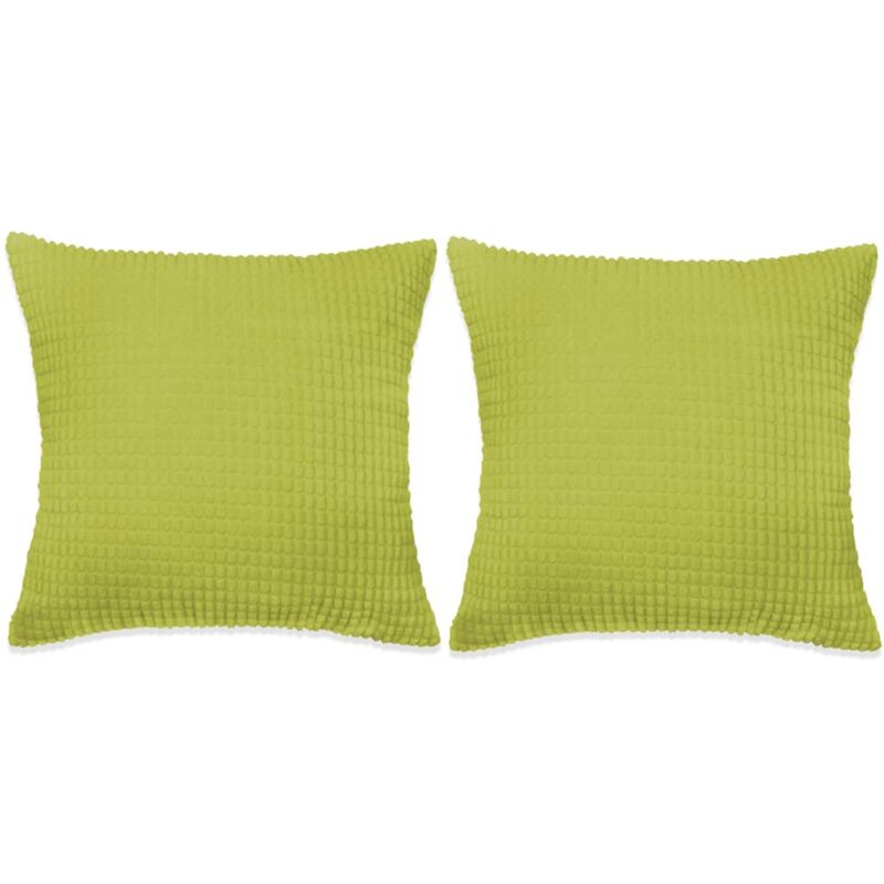 

vidaXL Cojines de terciopelo 60x60 cm verde 2 unidades - Verde