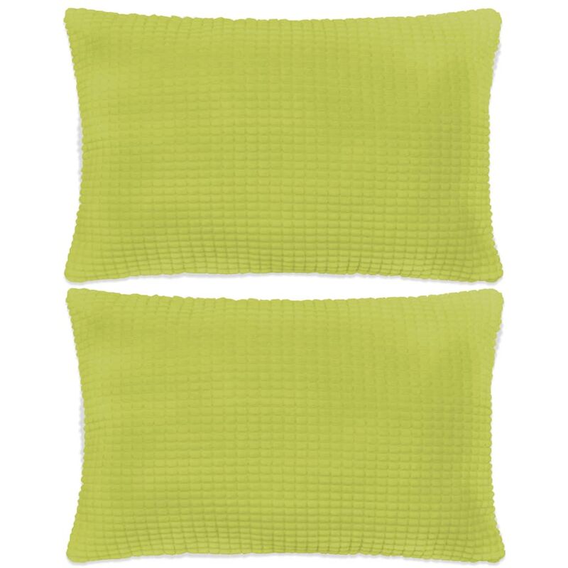 

Cojines de terciopelo 40x60 cm verde 2 unidades - Verde