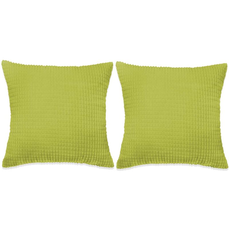 

Cojines de terciopelo 45x45 cm verde 2 unidades - Verde