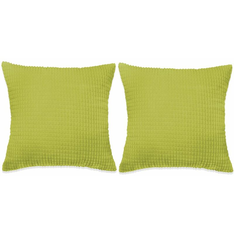 

Cojines de terciopelo 60x60 cm verde 2 unidades