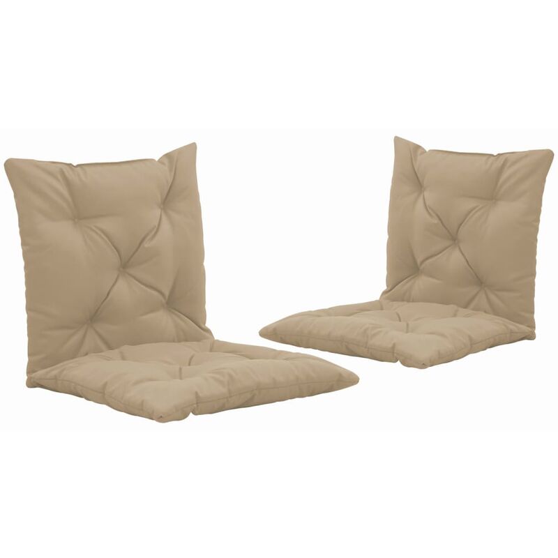 

Cojines para balancín 2 unidades tela beige 50 cm