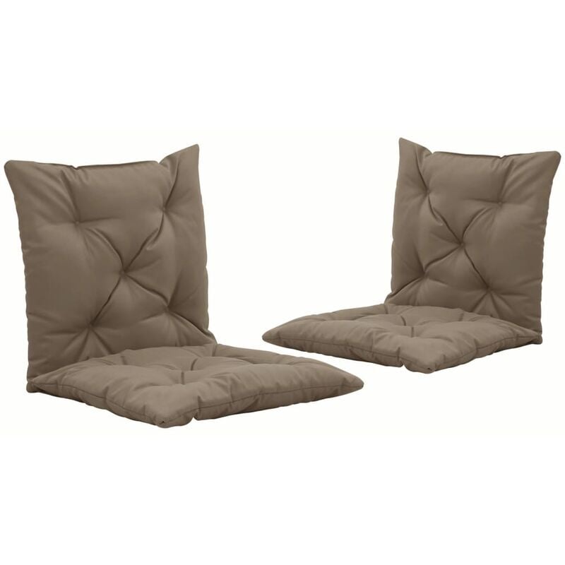 

Cojines para balancín 2 unidades tela gris topo 50 cm - Marrón